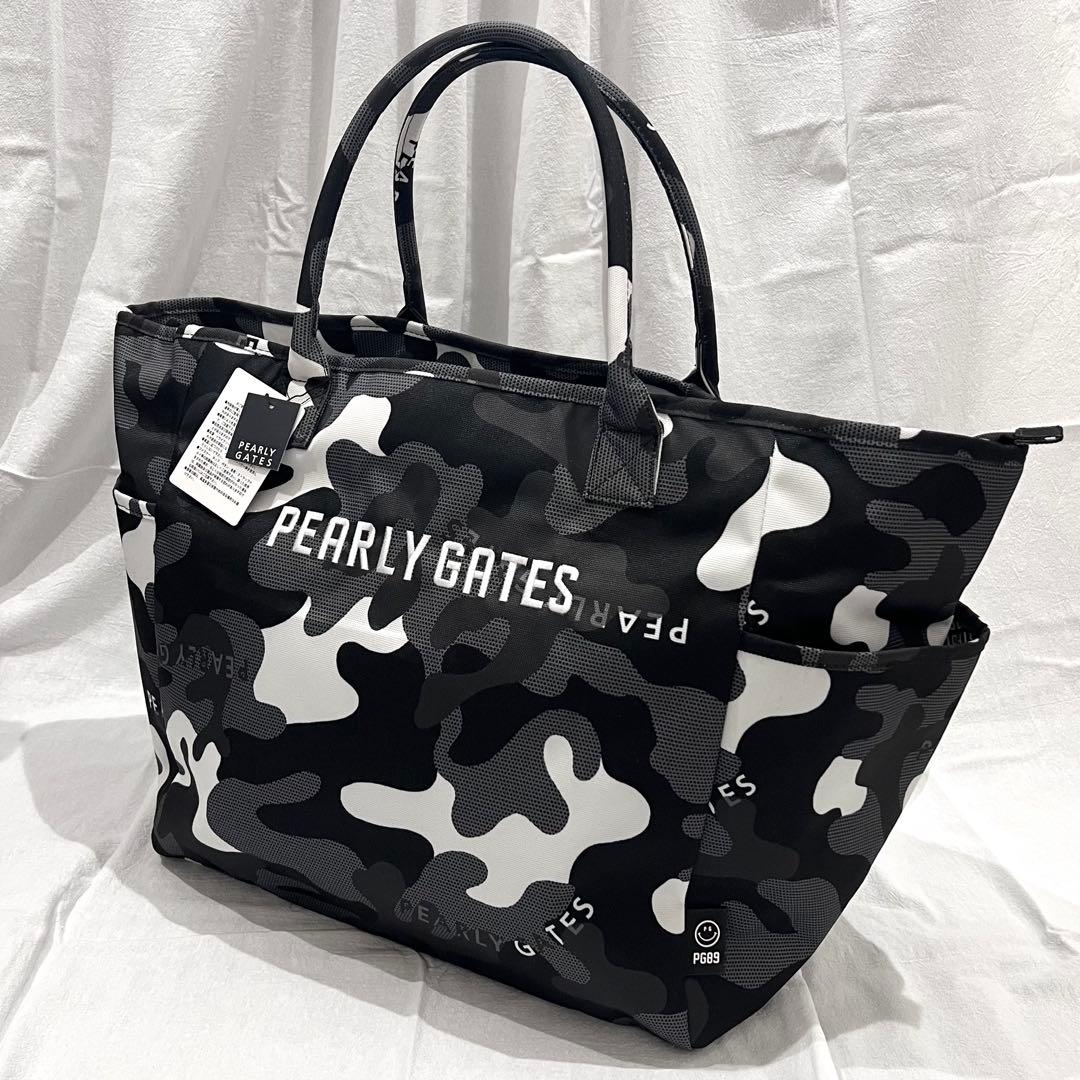 未使用✨ パーリーゲイツ ロッカーバッグ ラウンドバッグ カモフラ 迷彩
