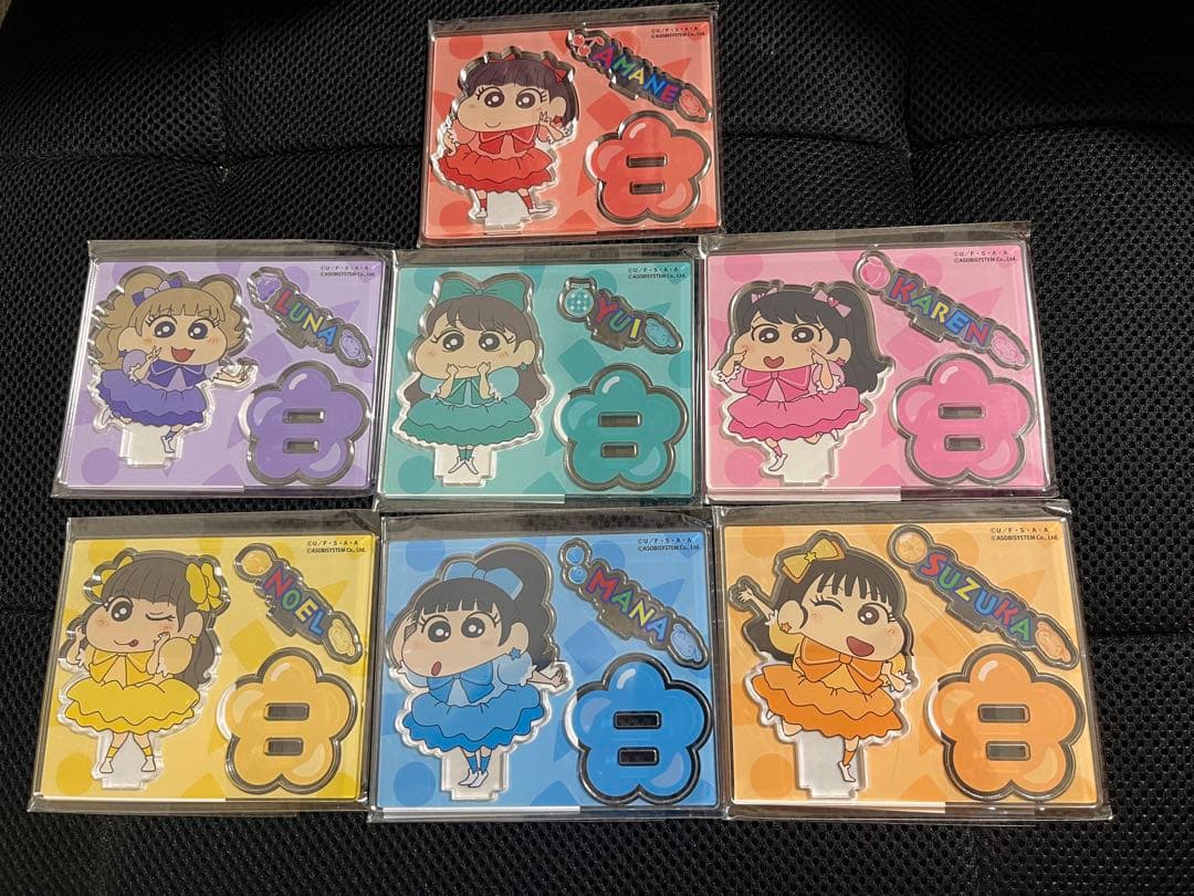 FRUITS ZIPPER ×クレヨンしんちゃん アクリルスタンド 全7種
