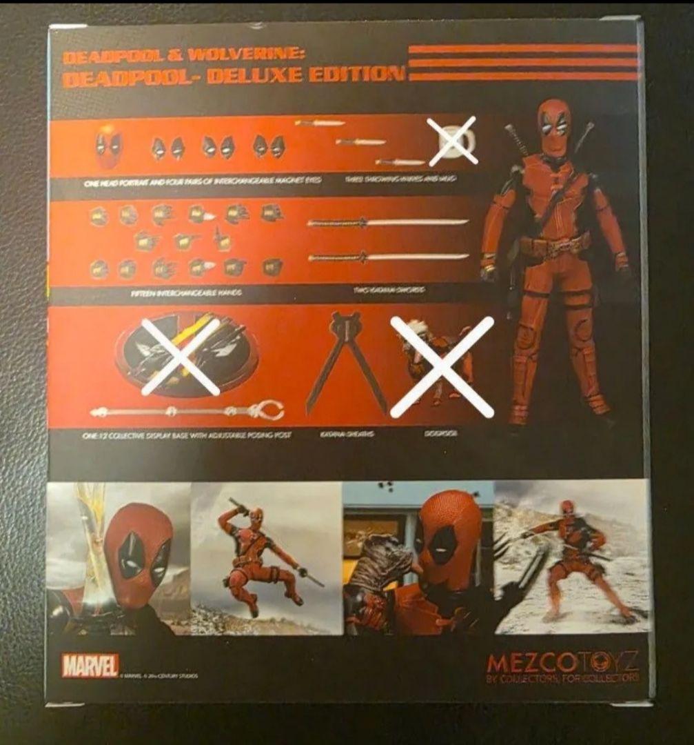 MEZCO ONE 12 デッドプール&ウルヴァリン デッドプール(欠品あり)