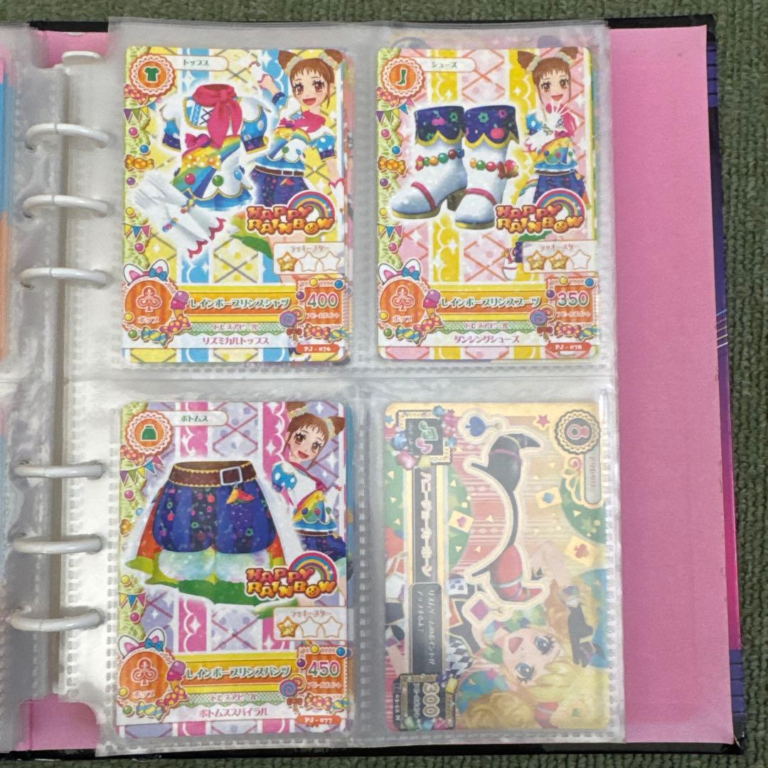 あ*や様 アイカツ Swing Rock バインダー、カードコレクション
