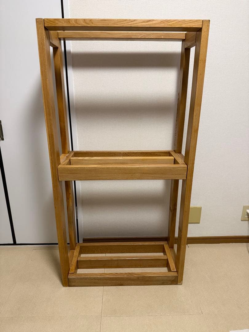 60cm用水槽台・マーフィード・木製水槽台・キャビネット・水槽棚・3段　②