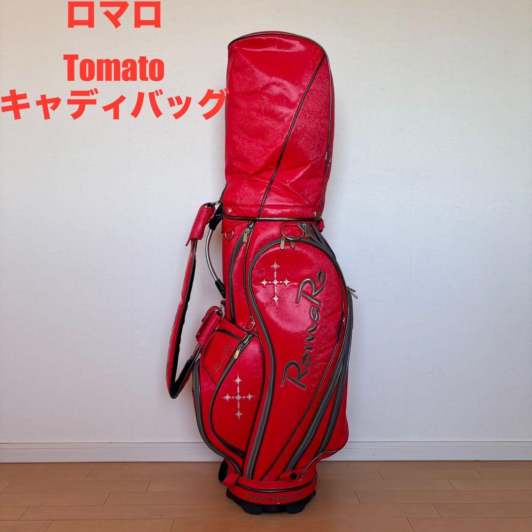 キャディバックROMAROロマロREDガンレッドPRO MODELゴルフバック