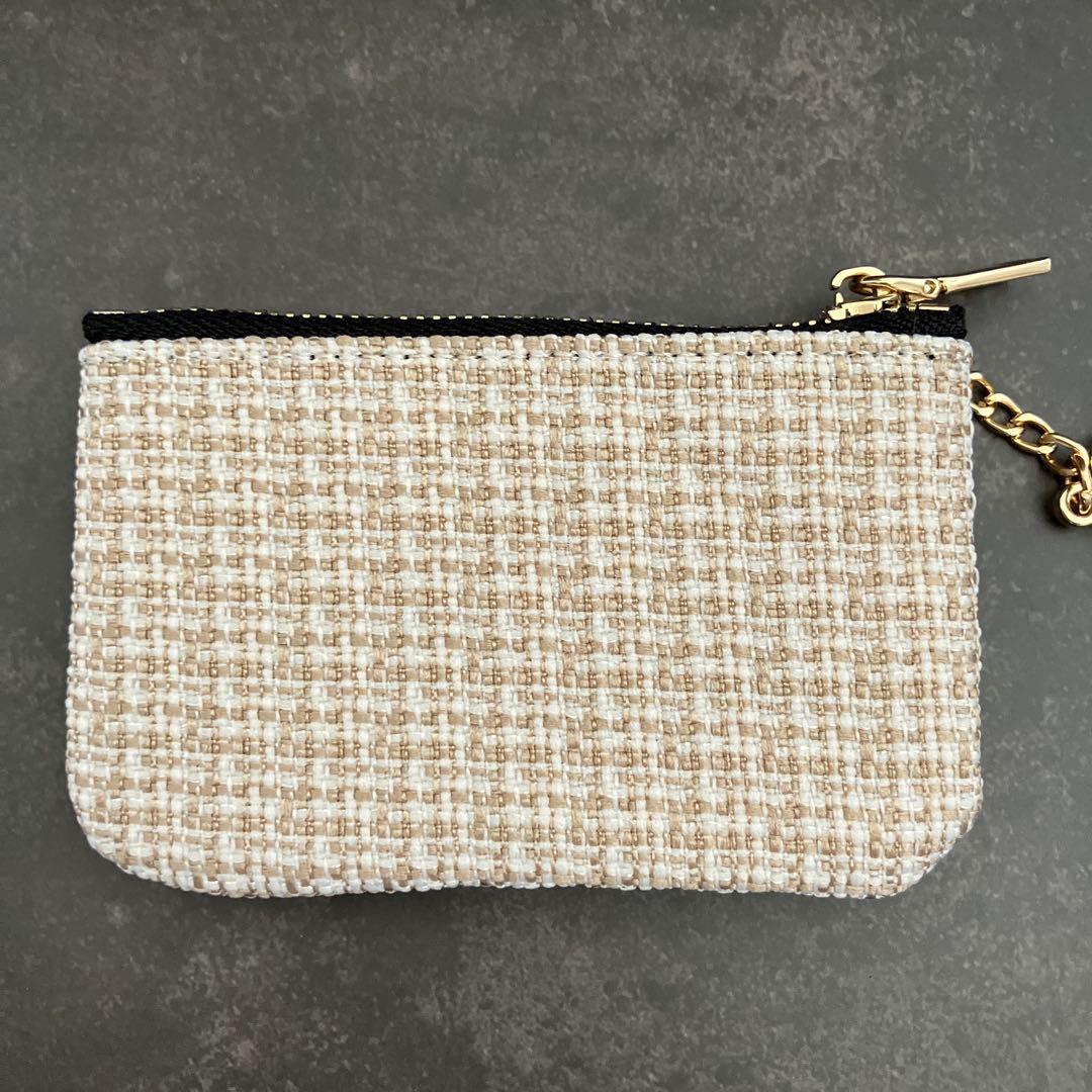 ノベルティ　カード　ケース　ベージュ