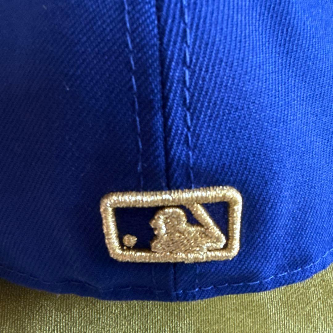 ドジャース　ニューエラ　7 3/8 ゴールドオマケ付き！　ワールドシリーズ