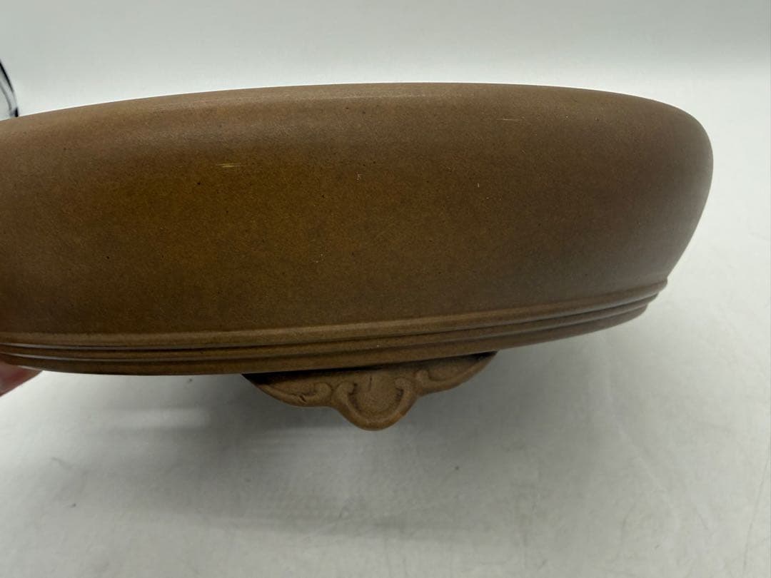 黄鍛泥　植木鉢　祐太郎造　送料込み260125