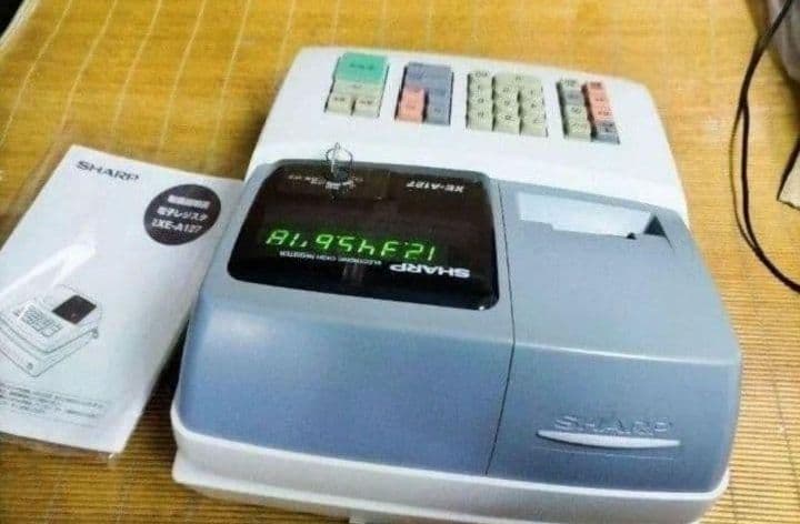 シャープレジスター　XE-A127　簡単便利特殊　送料込　357877