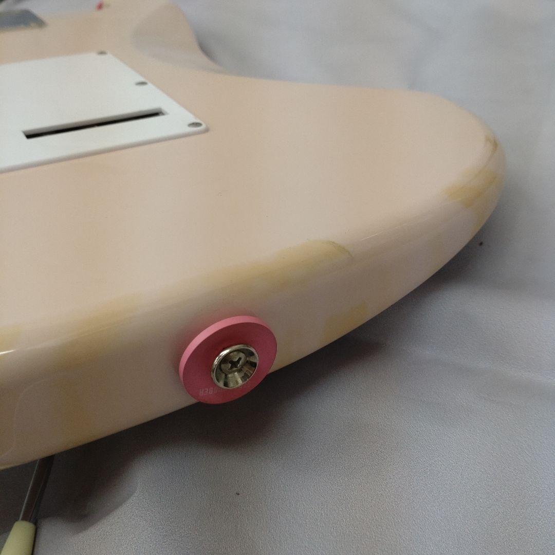 カワイイ！ピンクのストラト！ギター　エレキギター