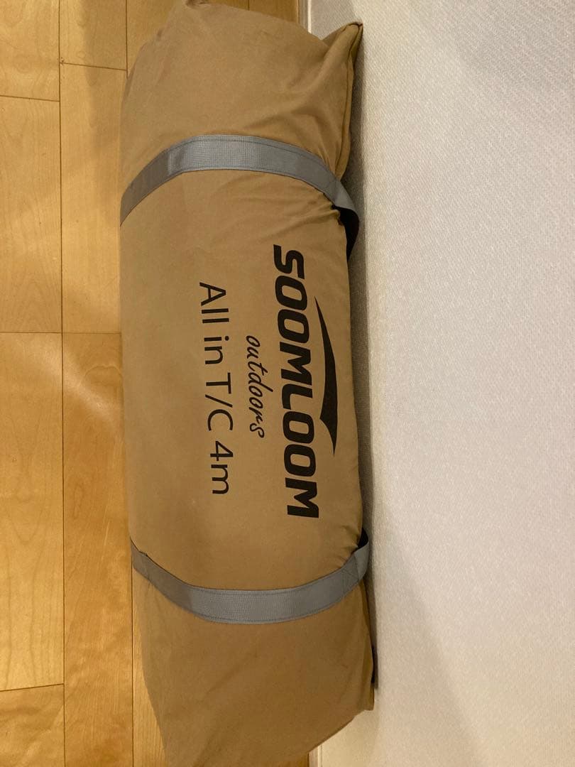 Soomloomワンポールテント 4~6人用 ベル型 All.in T/C 4m