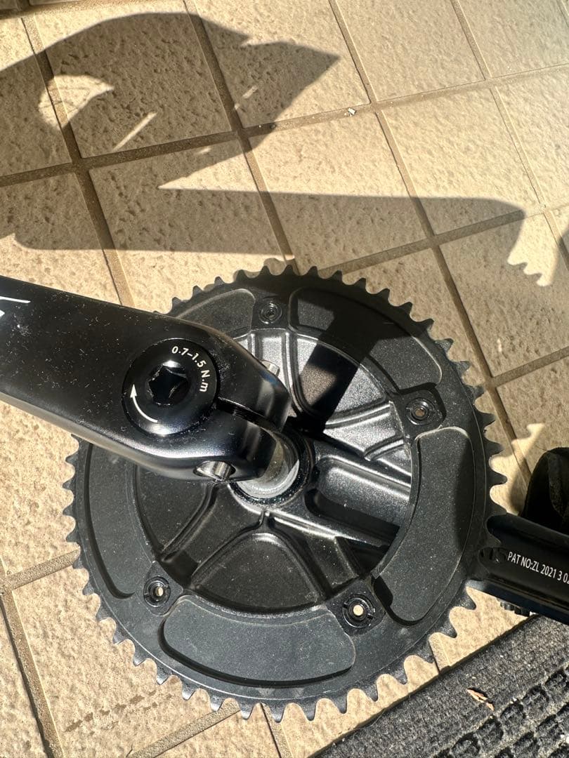 SKEACE シングルスピードクランクセット カーボン　ピストバイク