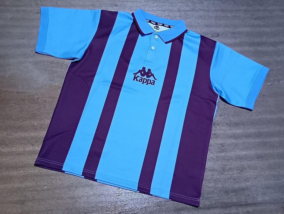 新品 Kappa ストライプ UNISEX カジュアルシャツ 完売サイズ XL