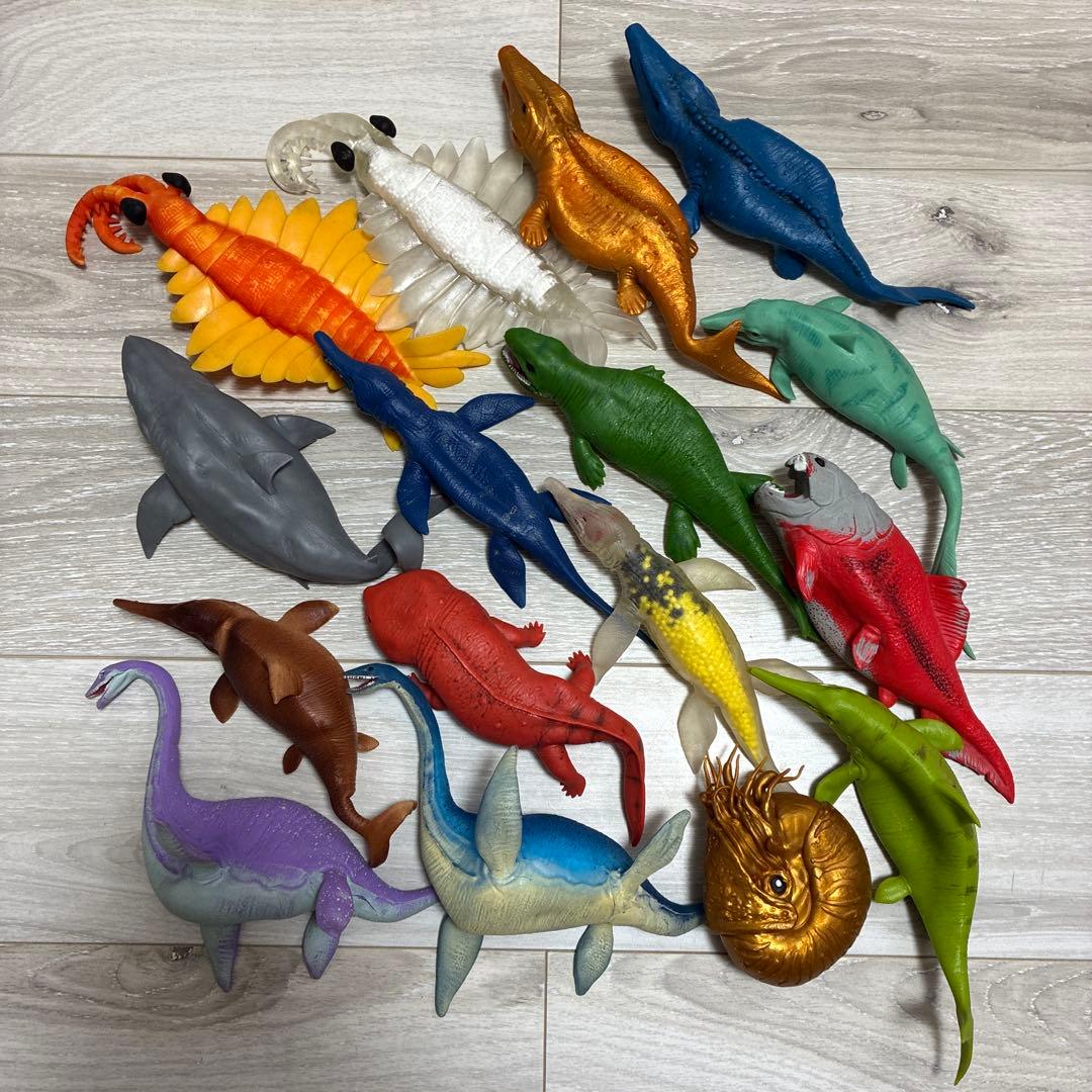 海の恐竜　&co 16点　コンプリートセット デアゴスティーニ　アンドコ