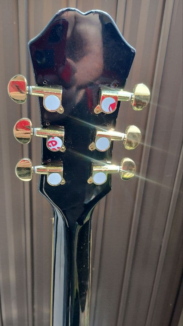 美品 Epiphone DR-100 BK ハミングバード W.P.U付エレアコ