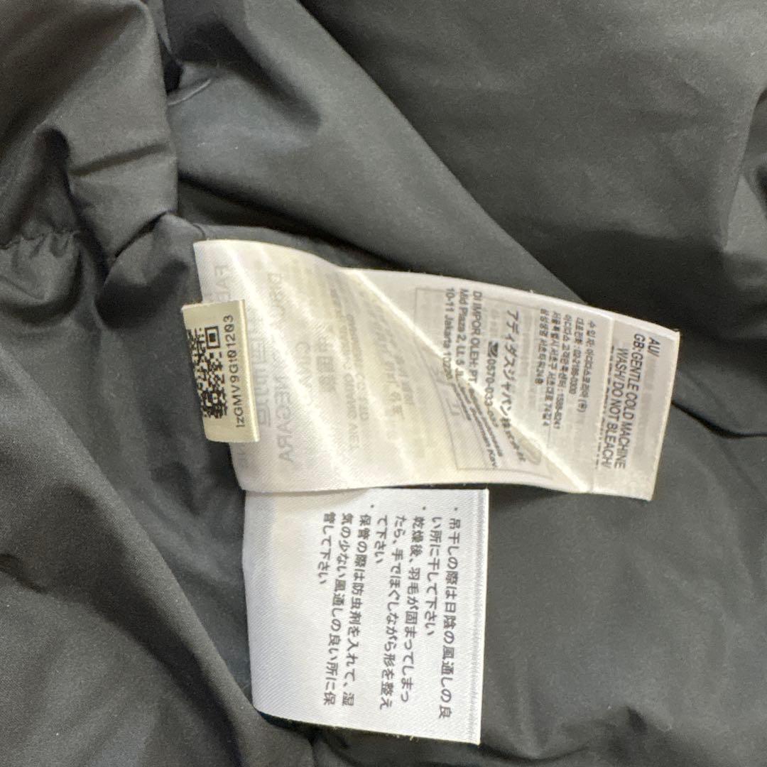 adidas ブラック ベンチコート Mサイズ