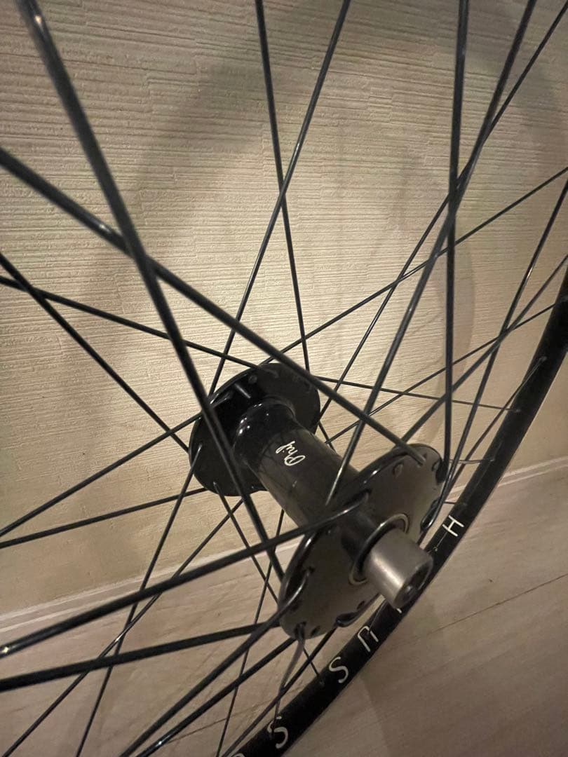 前後セット　H PLUS SON リム　フィルウッドハブ　完組ピストホイール