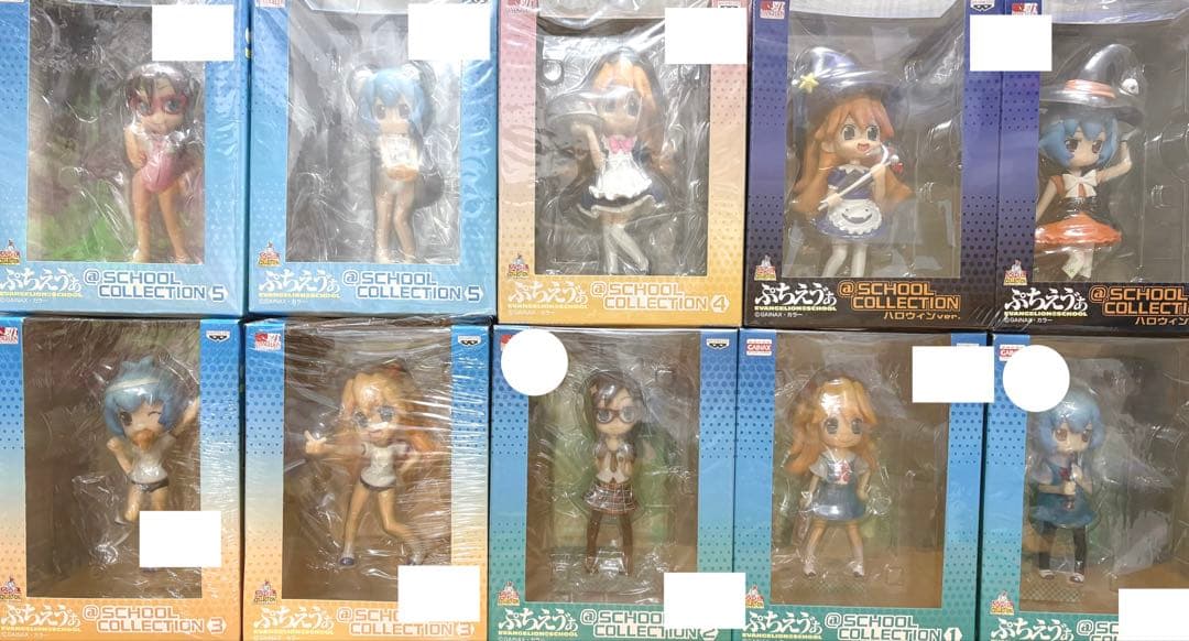 ぷちえゔぁ レイ アスカ マリ フィギュア セット まとめ売り ハロウィン