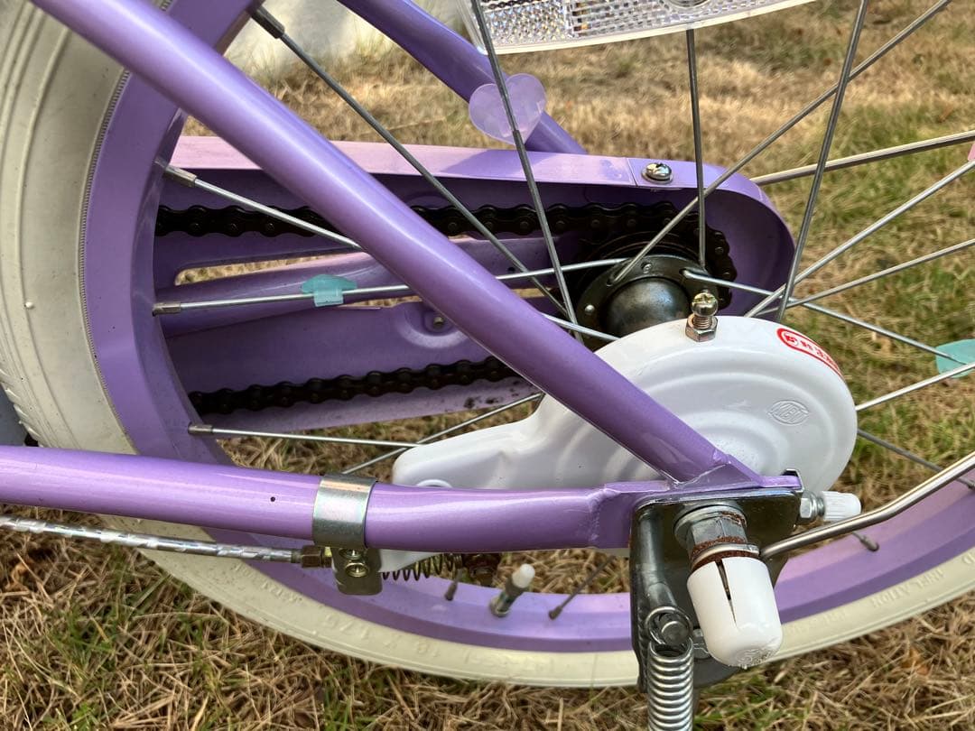 定価3万以上★2023年メゾピアノ 18インチ 子供用 自転車ピンク紫