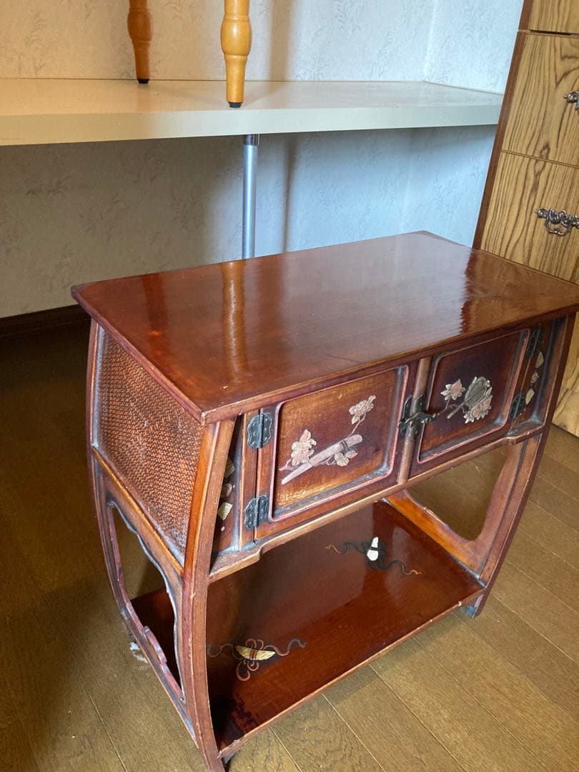 木製　座卓 伝統　和風デザイン　アンティーク　ミニ　机