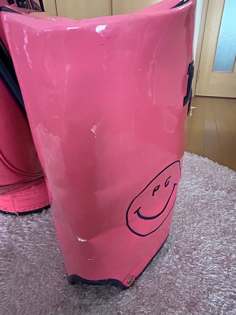 PEARLY GATES　パーリーゲイツ　キャディバッグ　ピンク＆ネイビー