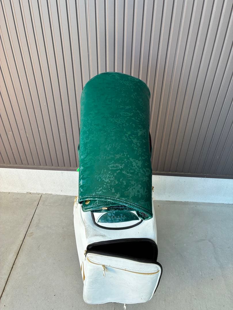 Vessel ゴルフバッグ・キャディバッグ ホワイト/グリーン