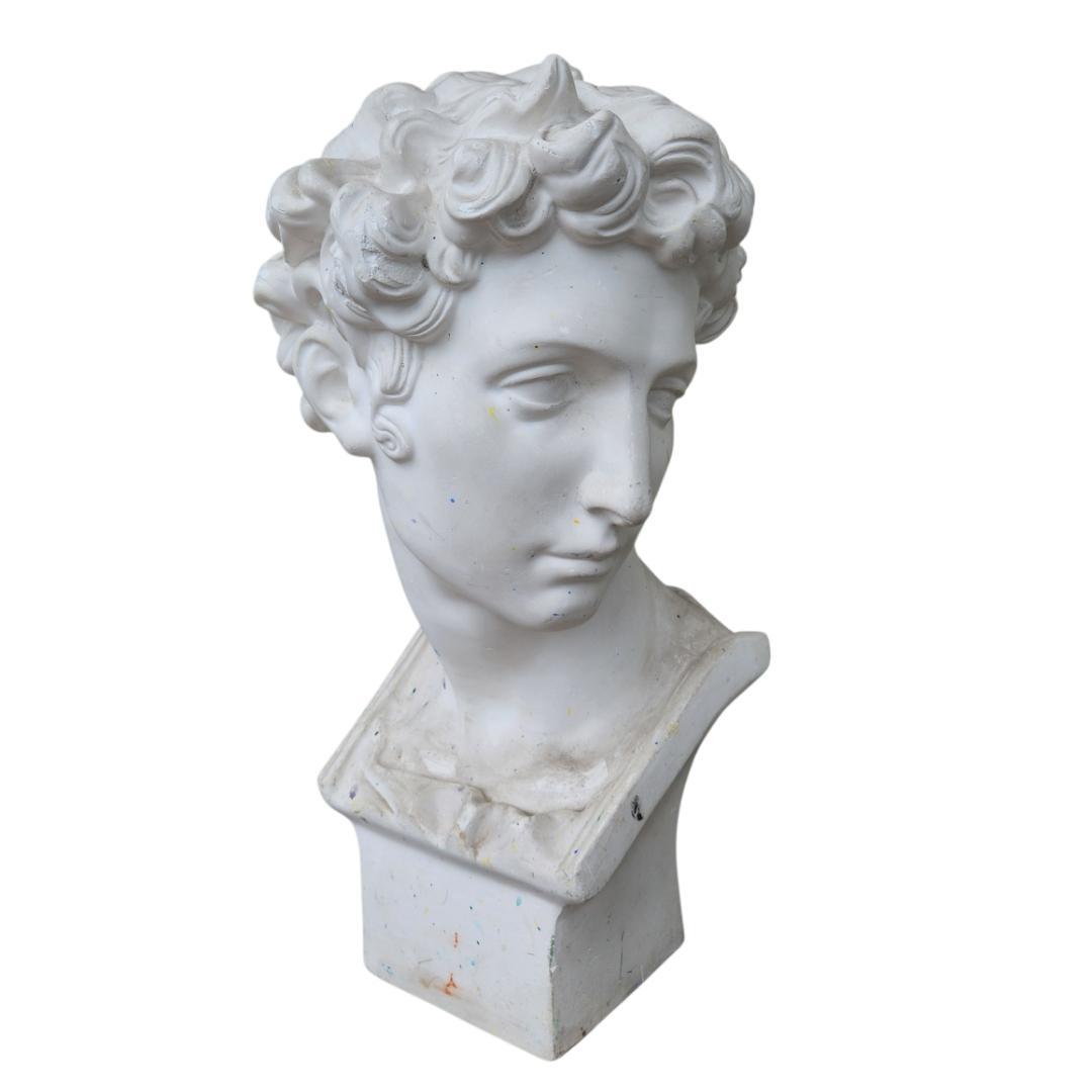 直接引渡限定　石膏像 メディチ 胸像 美術 デッサン用 インテリア 高さ64cm