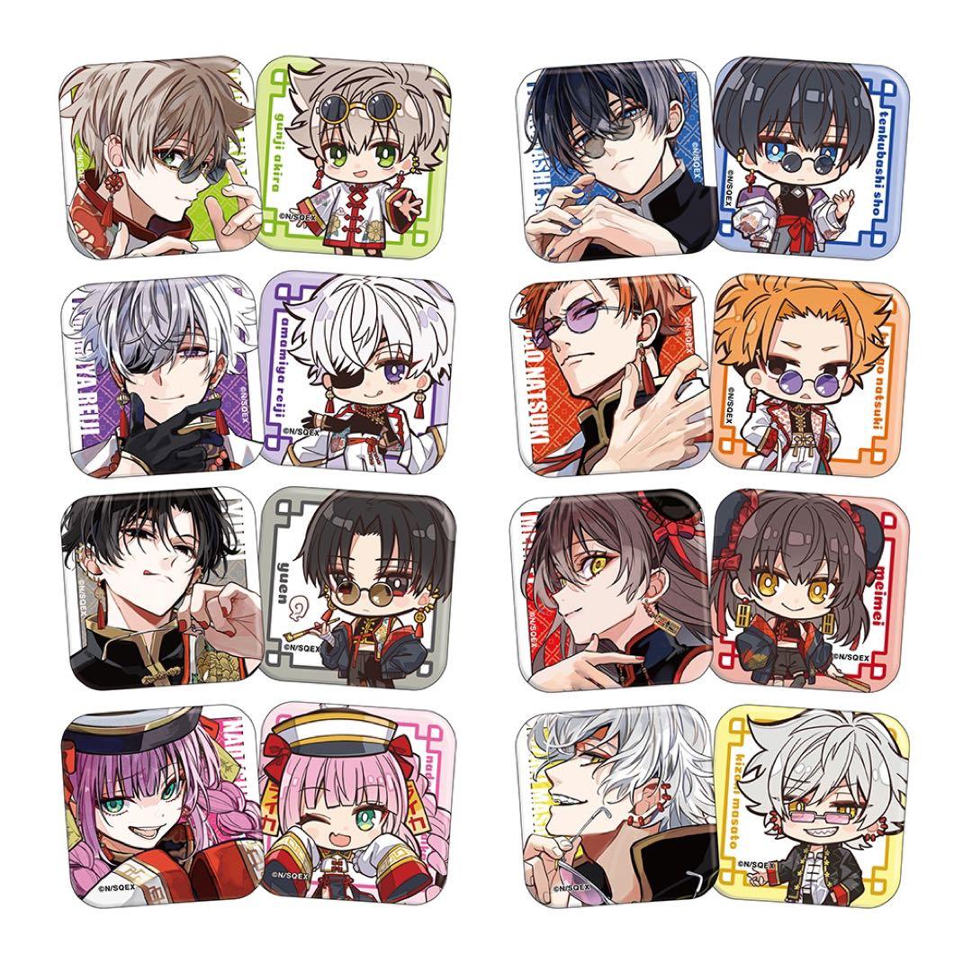 東京エイリアンズ　缶バッジ　天空橋翔　雨宮零士　憂炎　明明　ライカ　鬼崎将斗