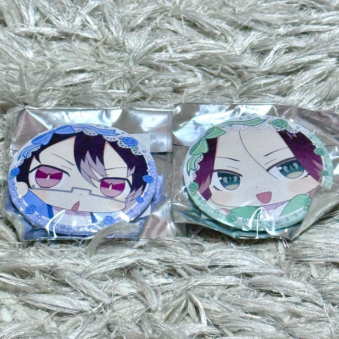 DIABOLIK LOVERS 缶バッジ　ふかふか　逆巻ライト　逆巻レイジ