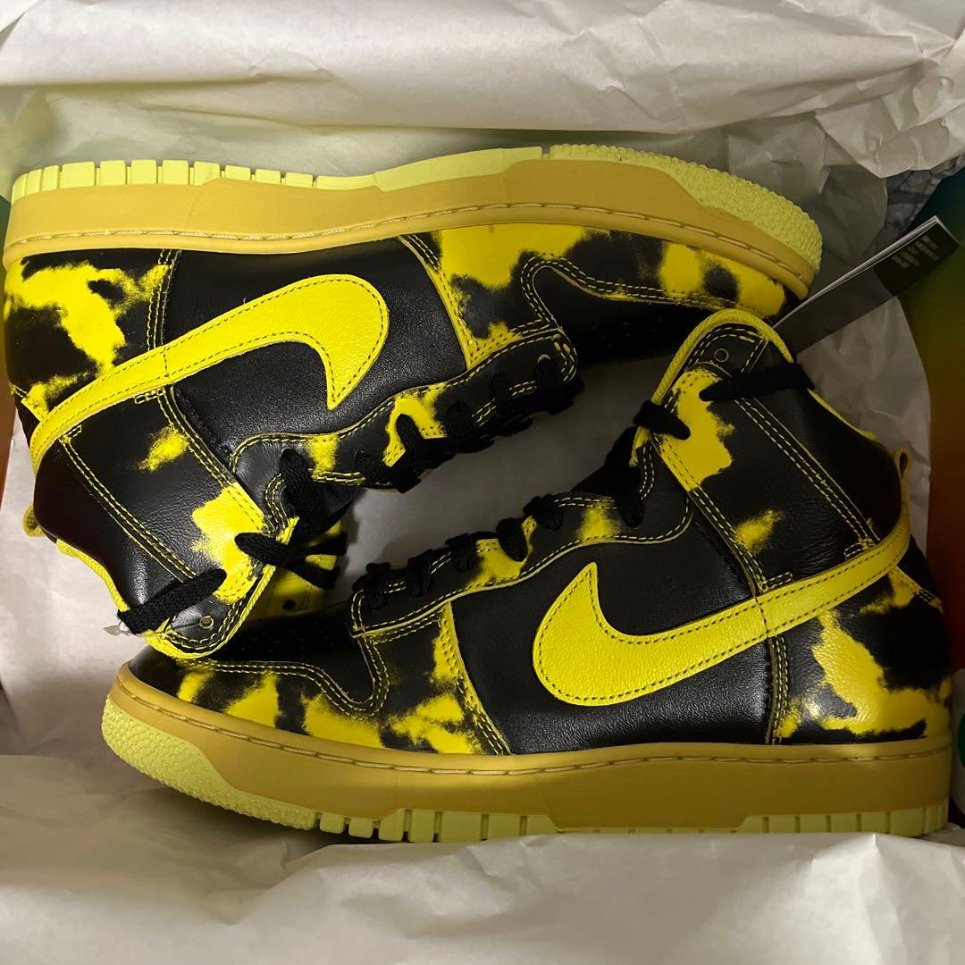 新品未使用　Nike Dunk Hi 1985 SP ブラック/イエロー 9