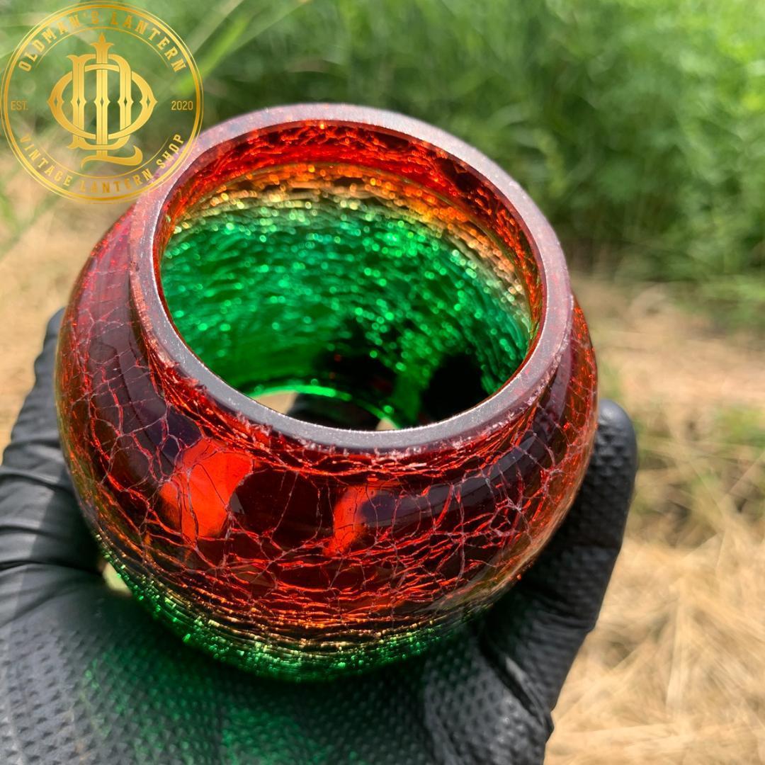 【限定】クラックグラス クラシックグリーン/アンバー Feuerhand276