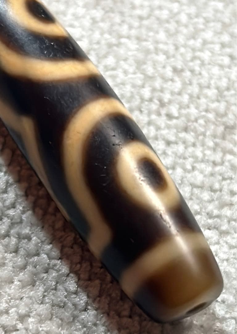 上肯天珠　三眼天珠　／送料込　匿名発送／チベット　天珠