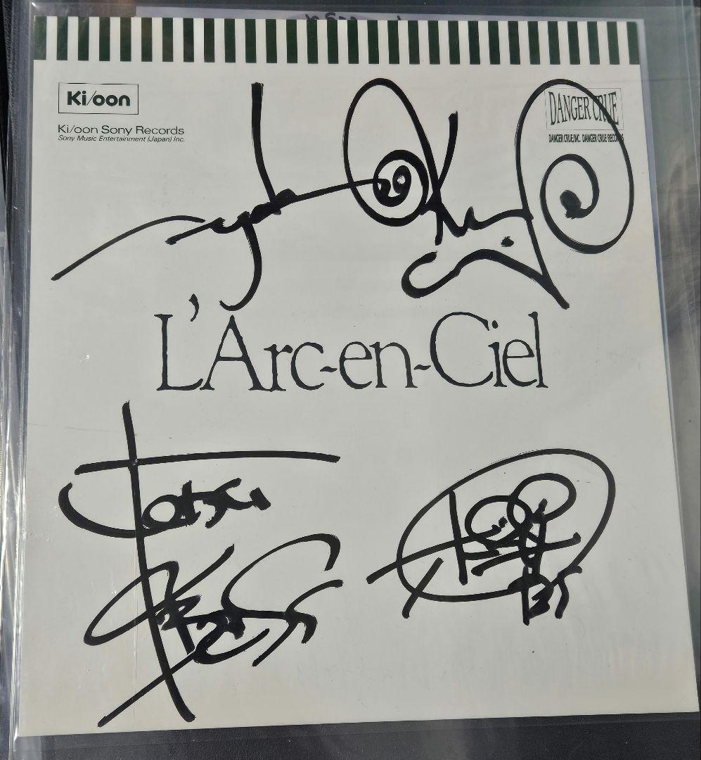 L'Arc〜en〜Ciel 直筆サイン 色紙