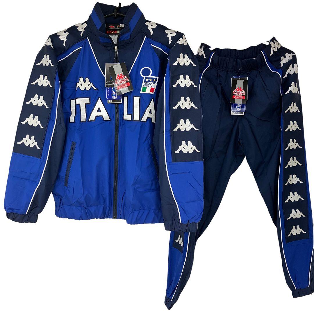 99-01 イタリア代表　Kappaオフィシャル　ウィンドブレーカー　上下セット