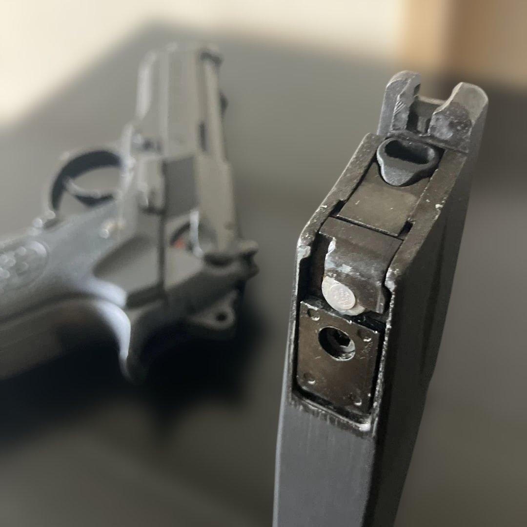 WA製ベレッタ M92F ガスガン HWキャロムショットモデルスチールブラック