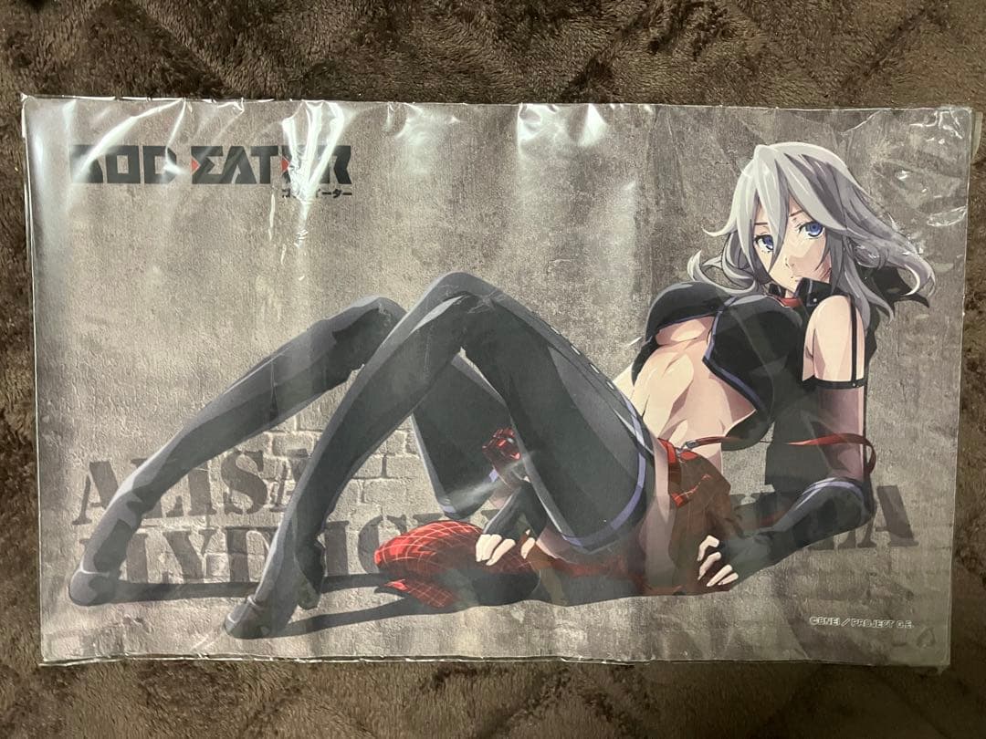 ③【6/4 23時に削除】ゴッドイーター　アリサ　ラバーマット　プレイマット
