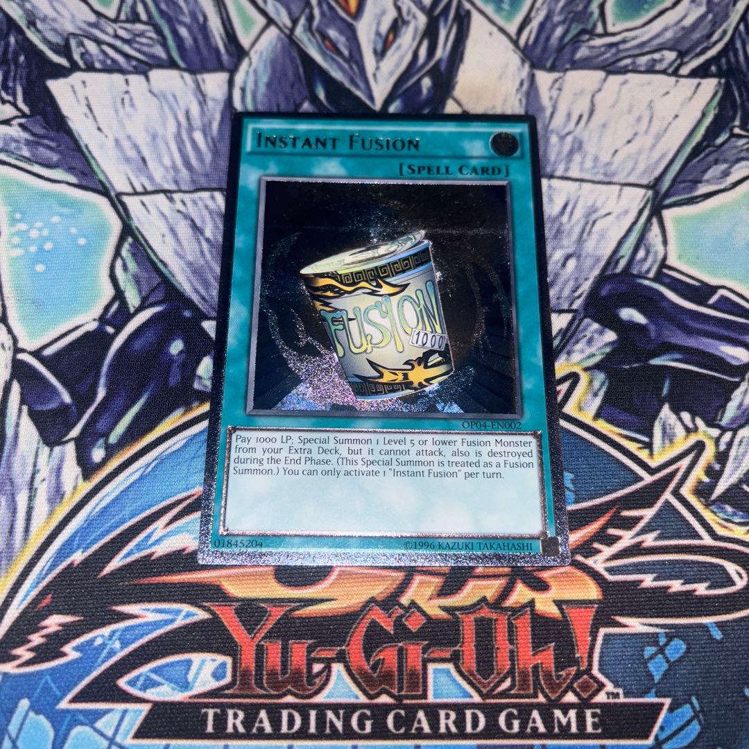 EU版 簡易融合 レリーフ 深掘り個体 遊戯王 海外 英語 米