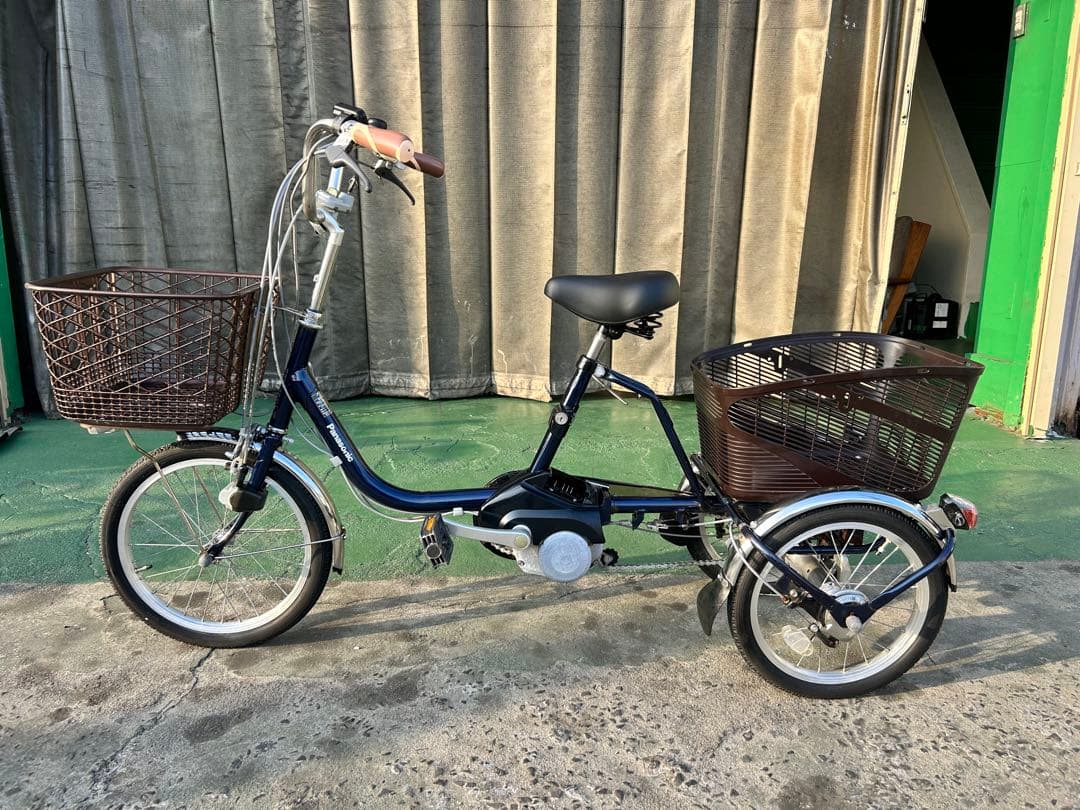 No.618パナソニックビビライフ BE-ELR832 電動アシスト三輪自転車