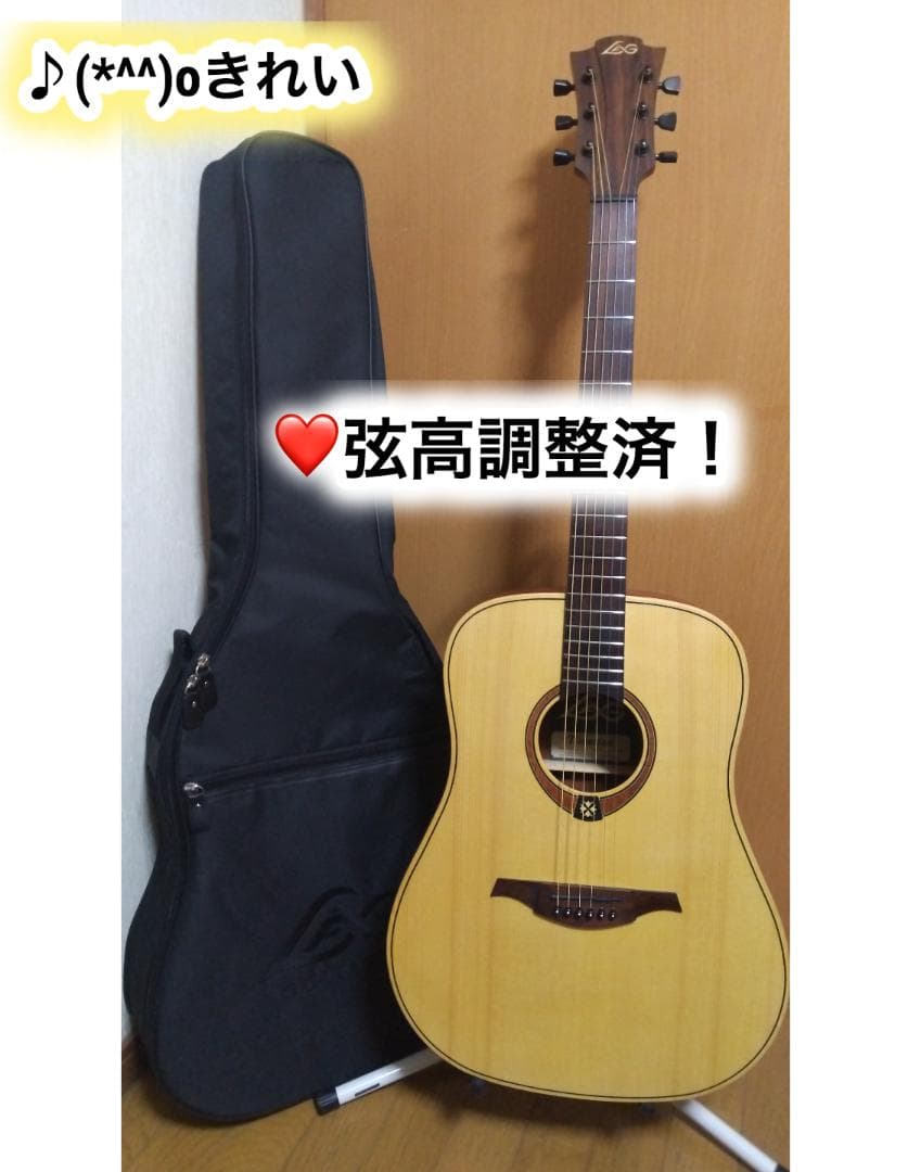 ❤️弦高調整済！「LAG Tramontane T70D 」＋専用ケース