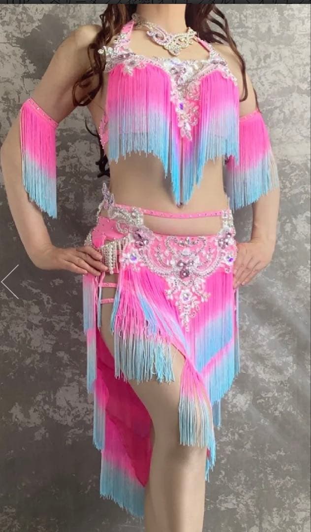 ベリーダンス衣装 ドラムソロ フリンジ