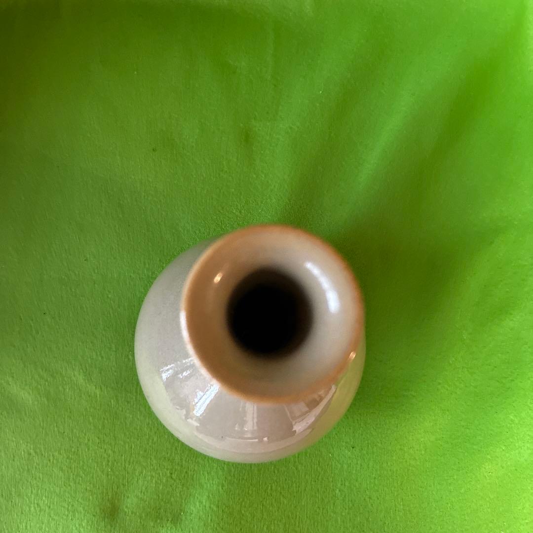 赤膚焼木箱付き一輪挿し 三代　大塩昭山