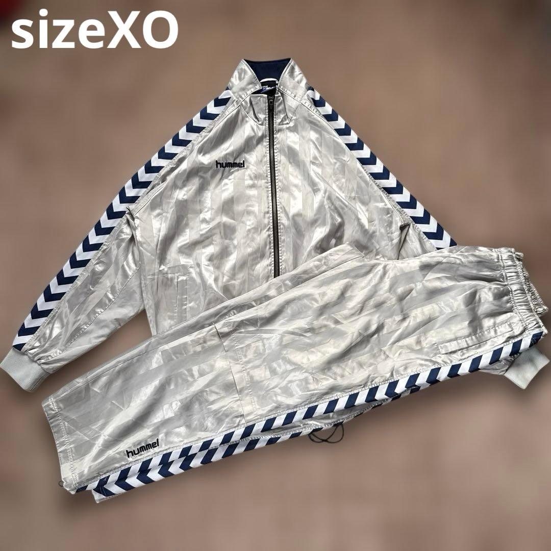 ヒュンメル　hummel セットアップ　ジャージ　サッカー　フットサル　古着