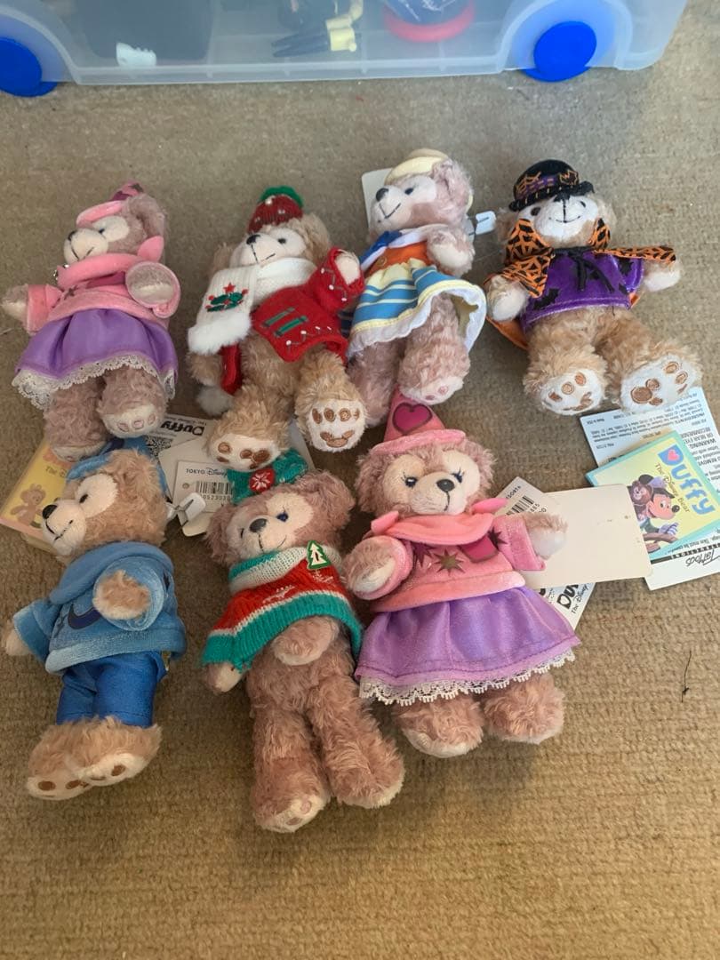 東京ディズニーシー限定のダッフィーシェリーメイ　ぬいぐるみ　12体