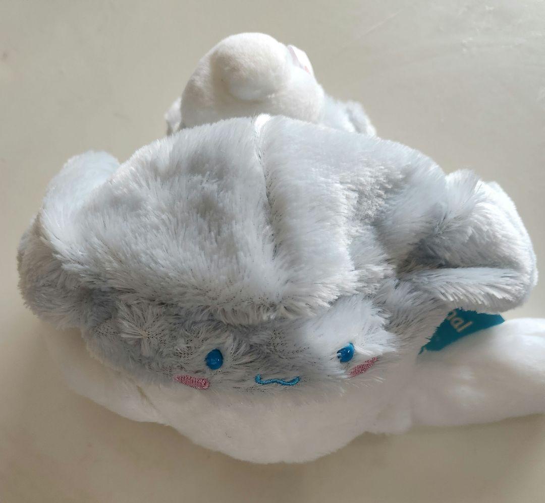 2005年発売　サンリオ　シナモロール　シナモン　フードが脱げる　ぬいぐるみ