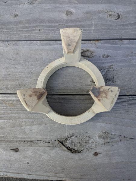 Y【中古】昭和レトロ 木製 囲炉裏 五徳 古道具 火鉢？専用木箱有り