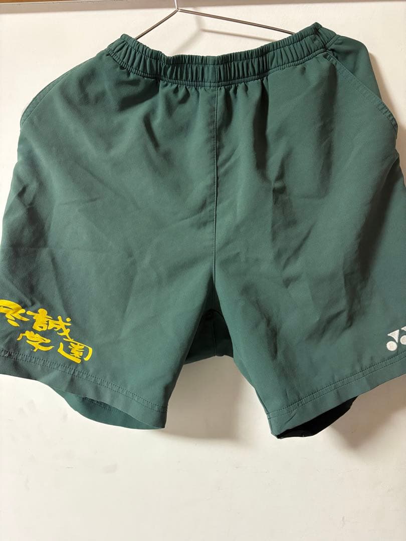 YONEX グリーン ハーフパンツ
