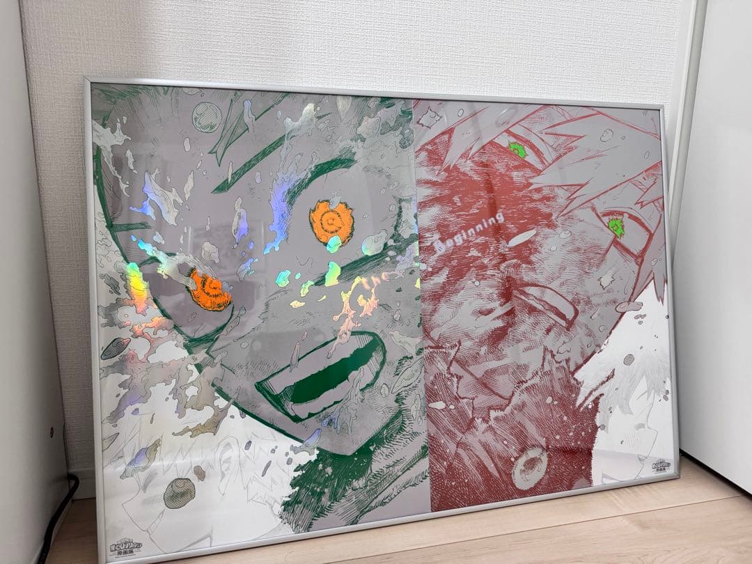 【額縁付き】僕のヒーローアカデミア原画展　アートポスター