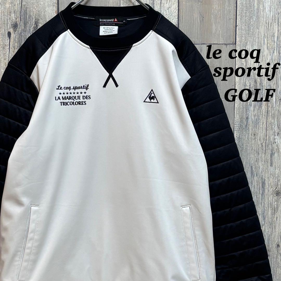 ルコックスポルティフゴルフ　ハイブリッド　裏起毛　スウェット　サイドジップ　LL