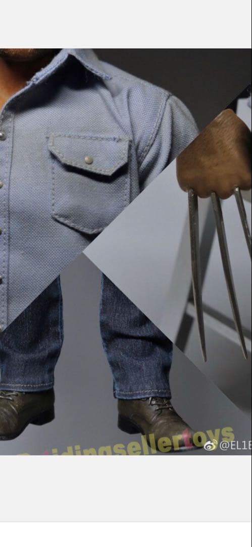 1/6 ウルヴァリン フィギュア ELEVEN製 ローガン 可動 美品 爪付き