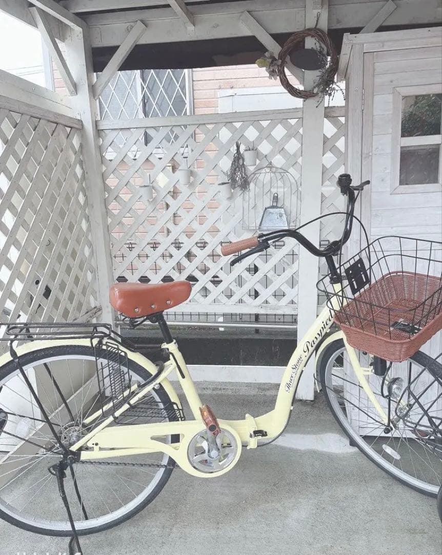 新品同様AIJYU CYCLE 折りたたみシティサイクル26インチ [TS26]