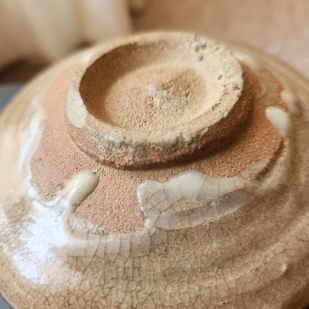 古唐津　馬盥茶碗　桃山から江戸初期