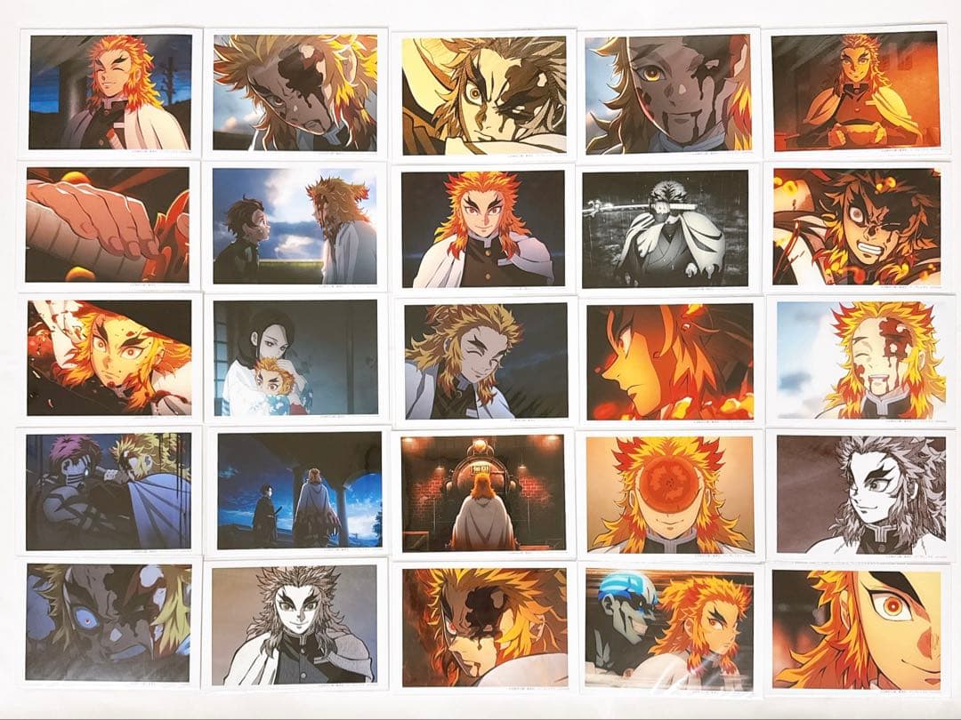 鬼滅の刃 煉獄杏寿郎 無限列車編 ブロマイド 遊郭編 くじ 場面写 ランダム