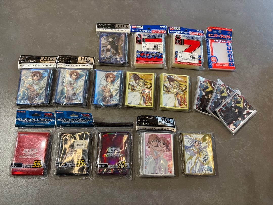 値下可【レアスリーブあり】遊戯王・キャラクタースリーブまとめ売り【冥闇】